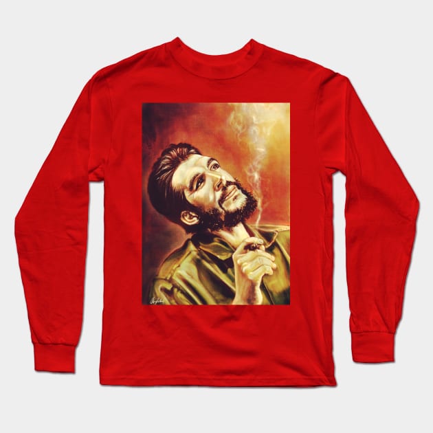 Che Long Sleeve T-Shirt by Artofokan